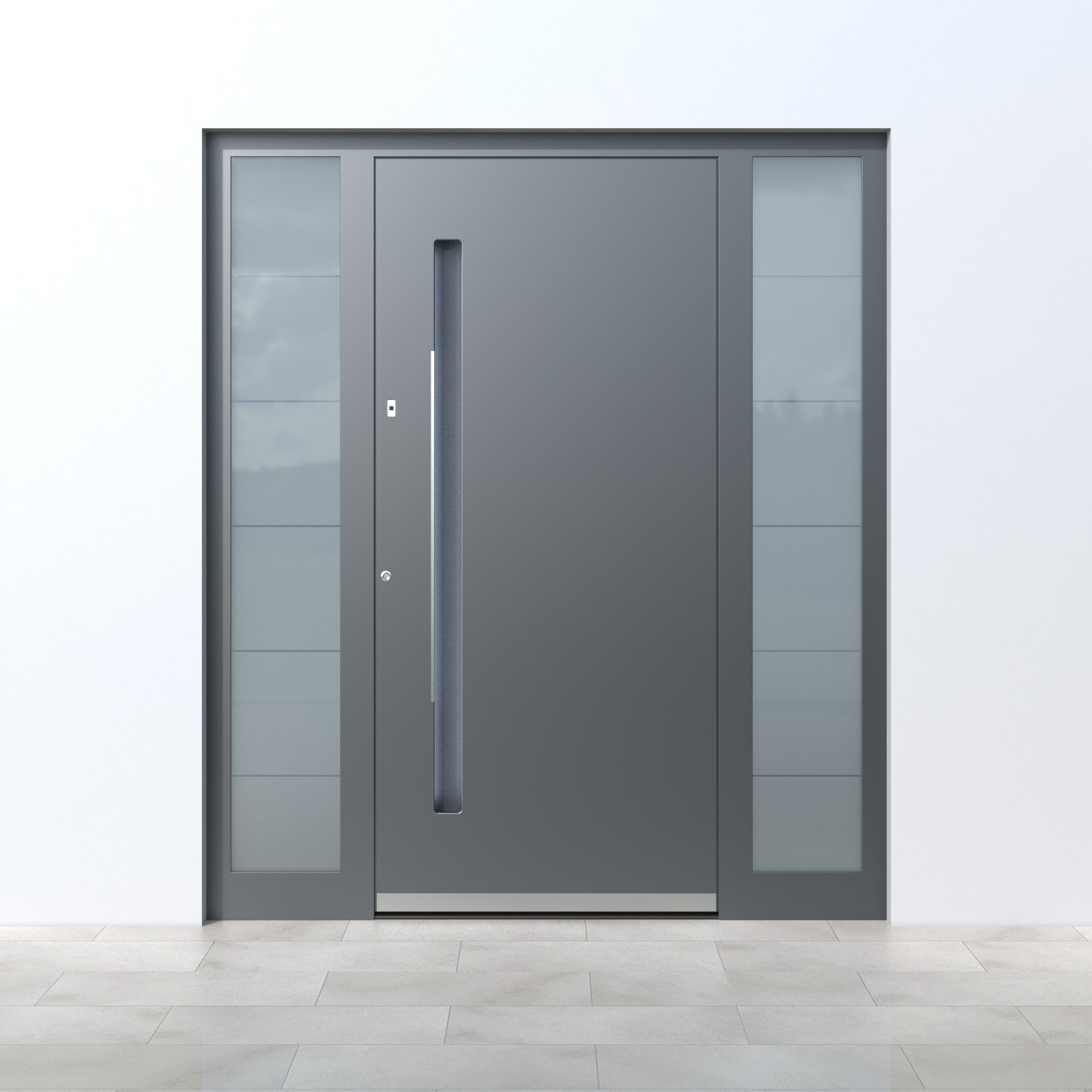 Pirnar Haustür Quantum QE10 mit Seitenteilen