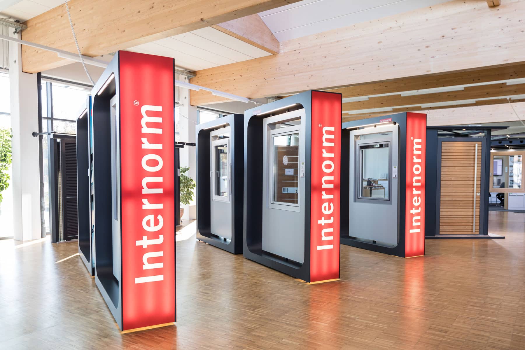 Internorm Haustüren in der Ausstellung