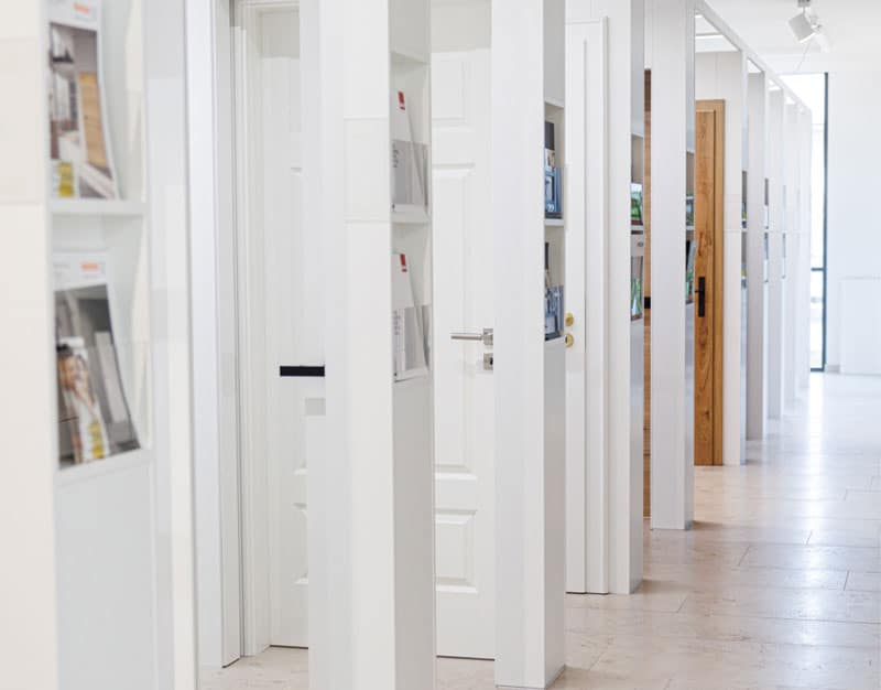 Innentüren in der Ausstellung